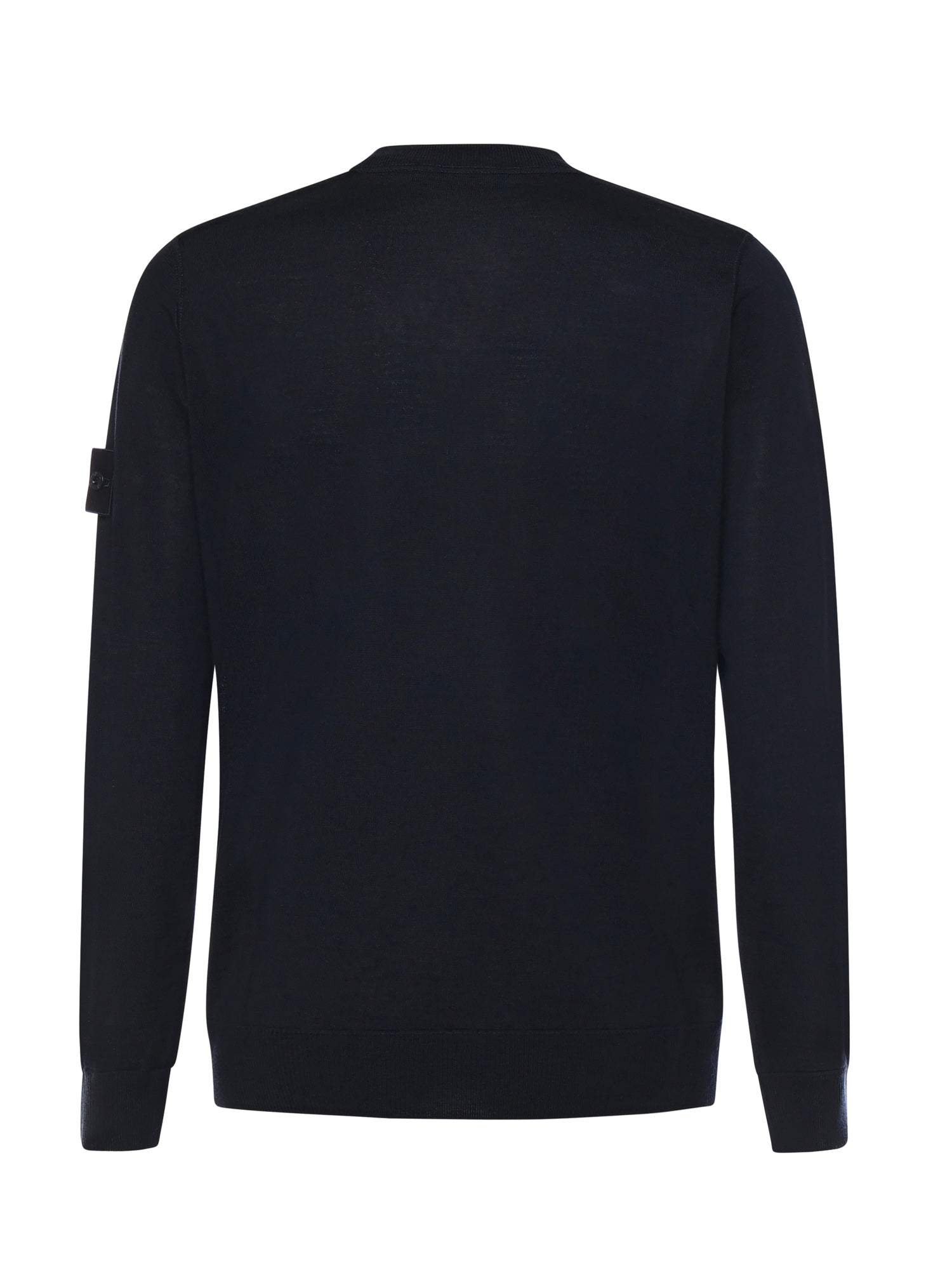 Maglione girocollo in lana con logo L1S155100074 S00FCV0020 STONE ISLAND 