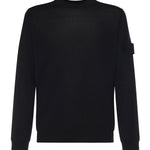 Maglione girocollo in lana con logo L1S155100074 S00FCV0029 STONE ISLAND 