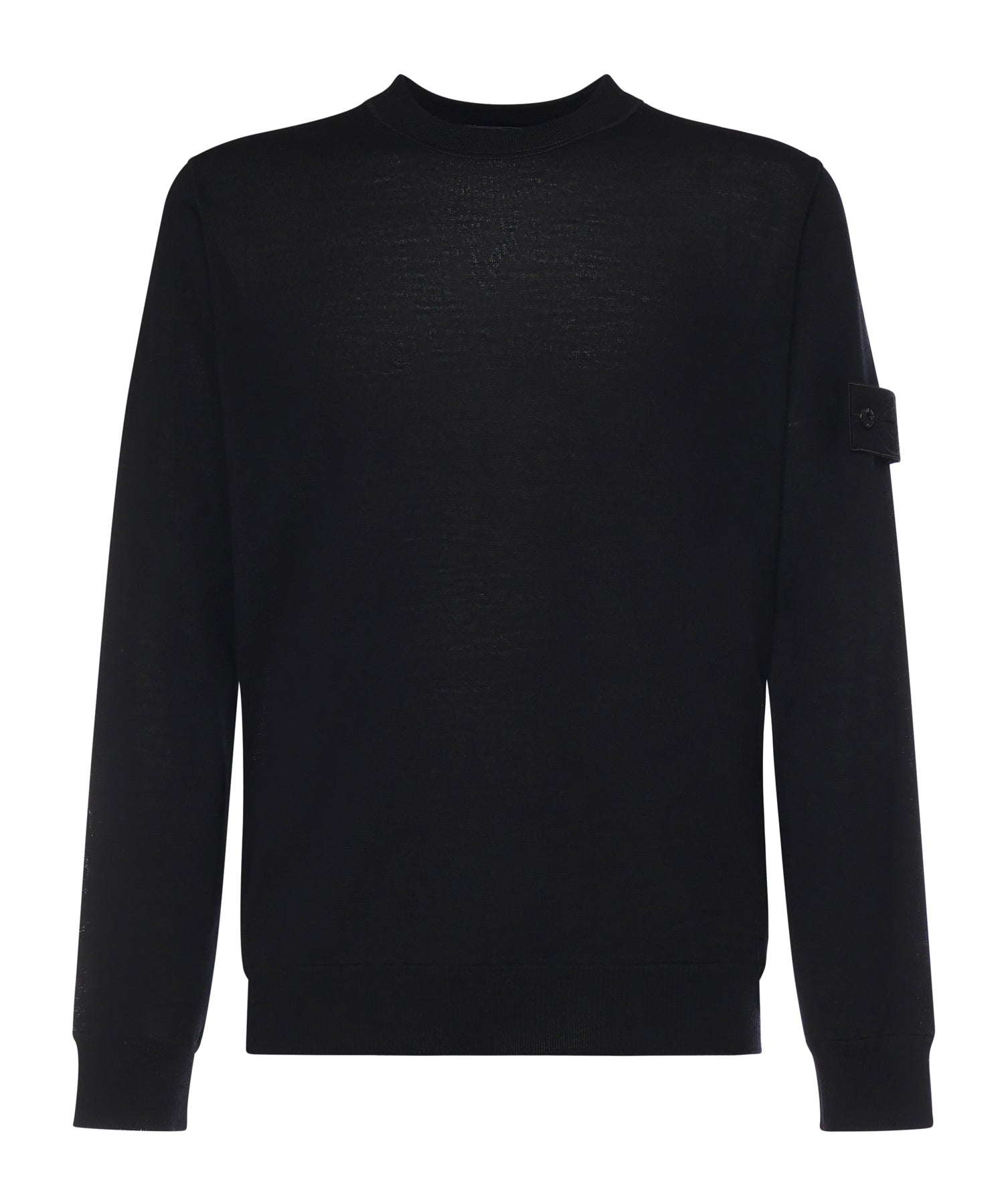 Maglione girocollo in lana con logo L1S155100074 S00FCV0029 STONE ISLAND 
