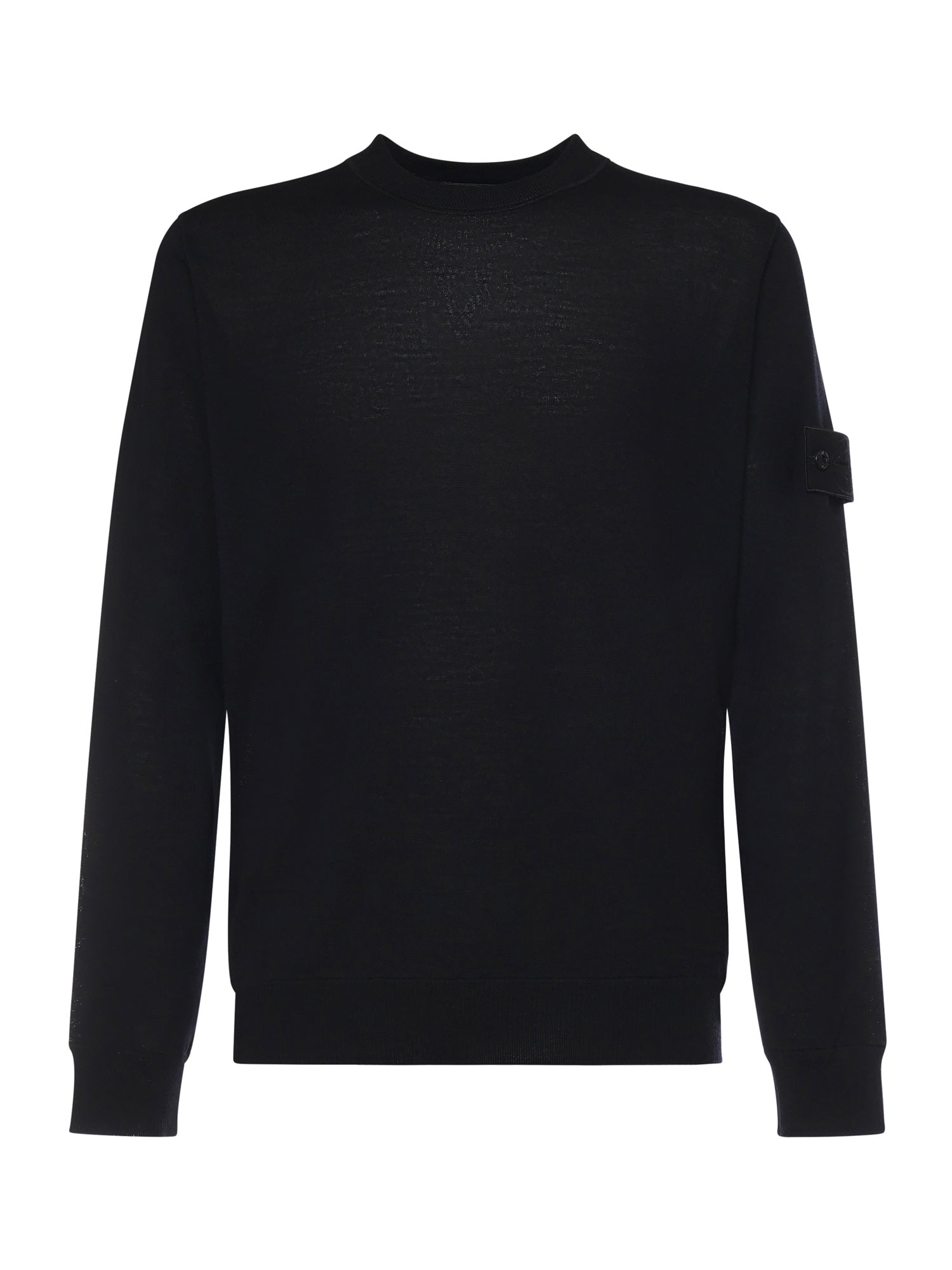Maglione girocollo in lana con logo L1S155100074 S00FCV0029 STONE ISLAND 