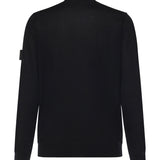 Maglione girocollo in lana con logo L1S155100074 S00FCV0029 STONE ISLAND 