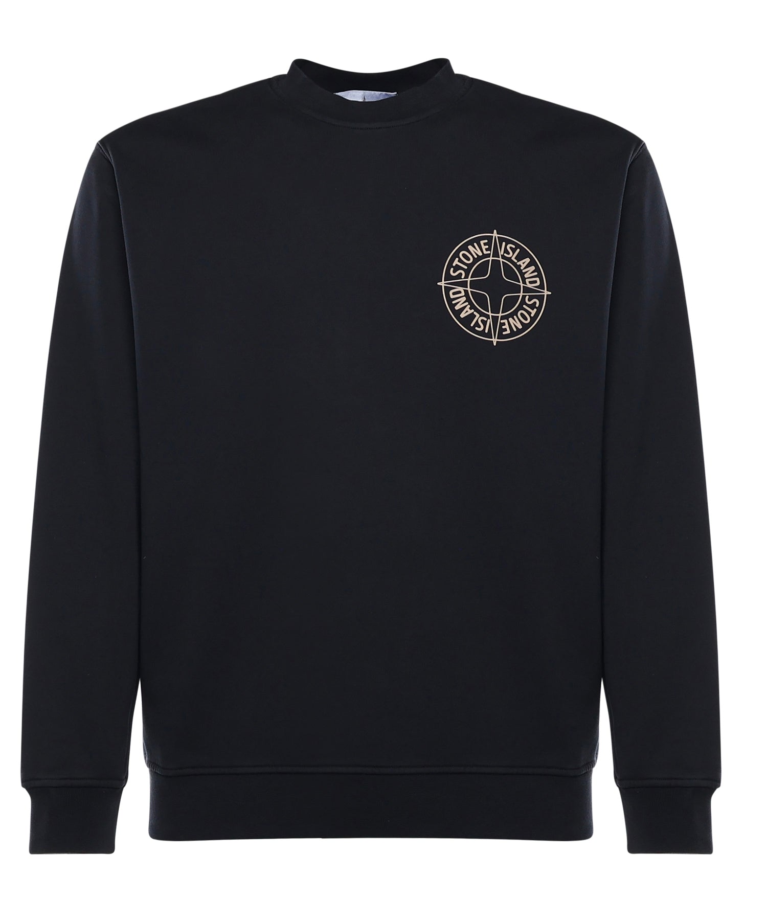 Felpa in cotone con stampa 'Outline Compass' L1S156100001 S0283V0020 STONE ISLAND 