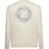 Felpa in cotone con stampa 'Outline Compass' L1S156100001 S0283V0093 STONE ISLAND 
