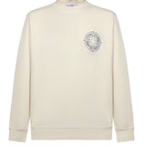 Felpa in cotone con stampa 'Outline Compass' L1S156100001 S0283V0093 STONE ISLAND 