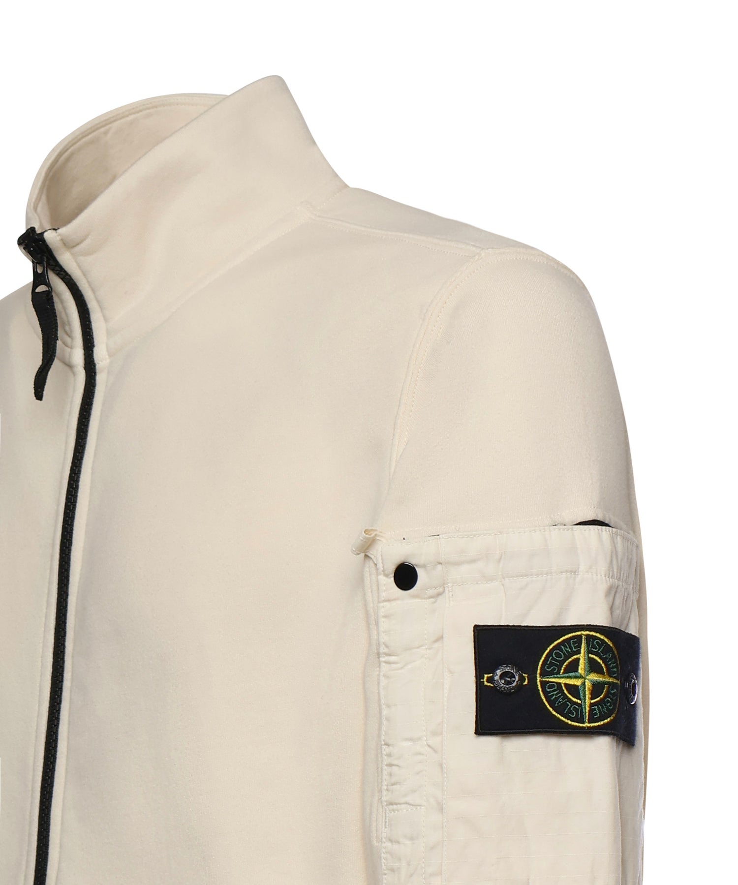 Track jacket in felpa di cotone L1S156100018 S0410V0093 STONE ISLAND 