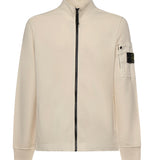 Track jacket in felpa di cotone L1S156100018 S0410V0093 STONE ISLAND 