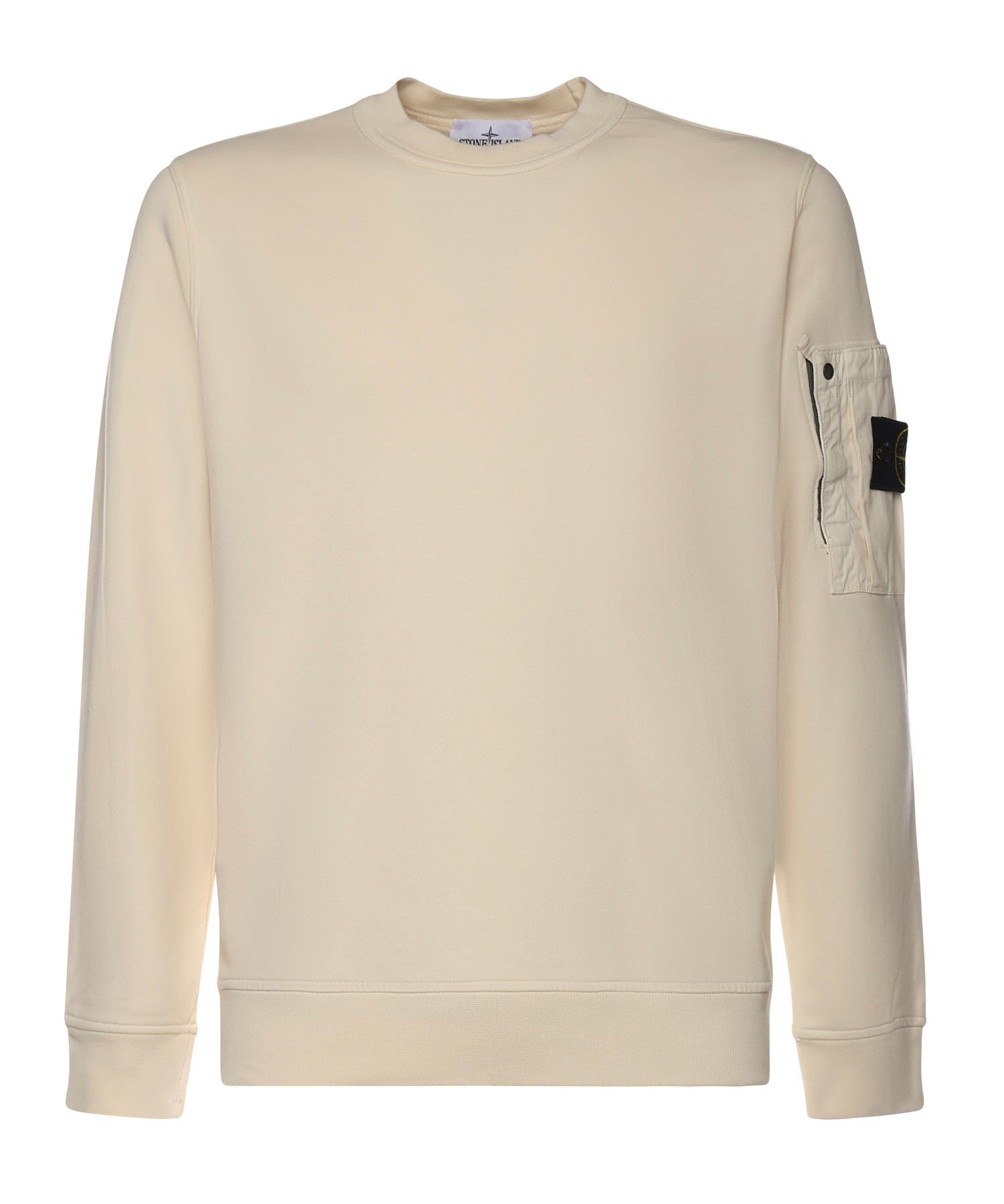 Felpa in cotone con logo L1S156100019 S0410V0093 STONE ISLAND 