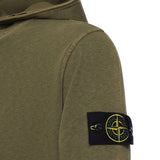 Felpa con cappuccio in cotone malfilé L1S156100031 S0060V0141 STONE ISLAND 