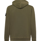 Felpa con cappuccio in cotone malfilé L1S156100031 S0060V0141 STONE ISLAND 