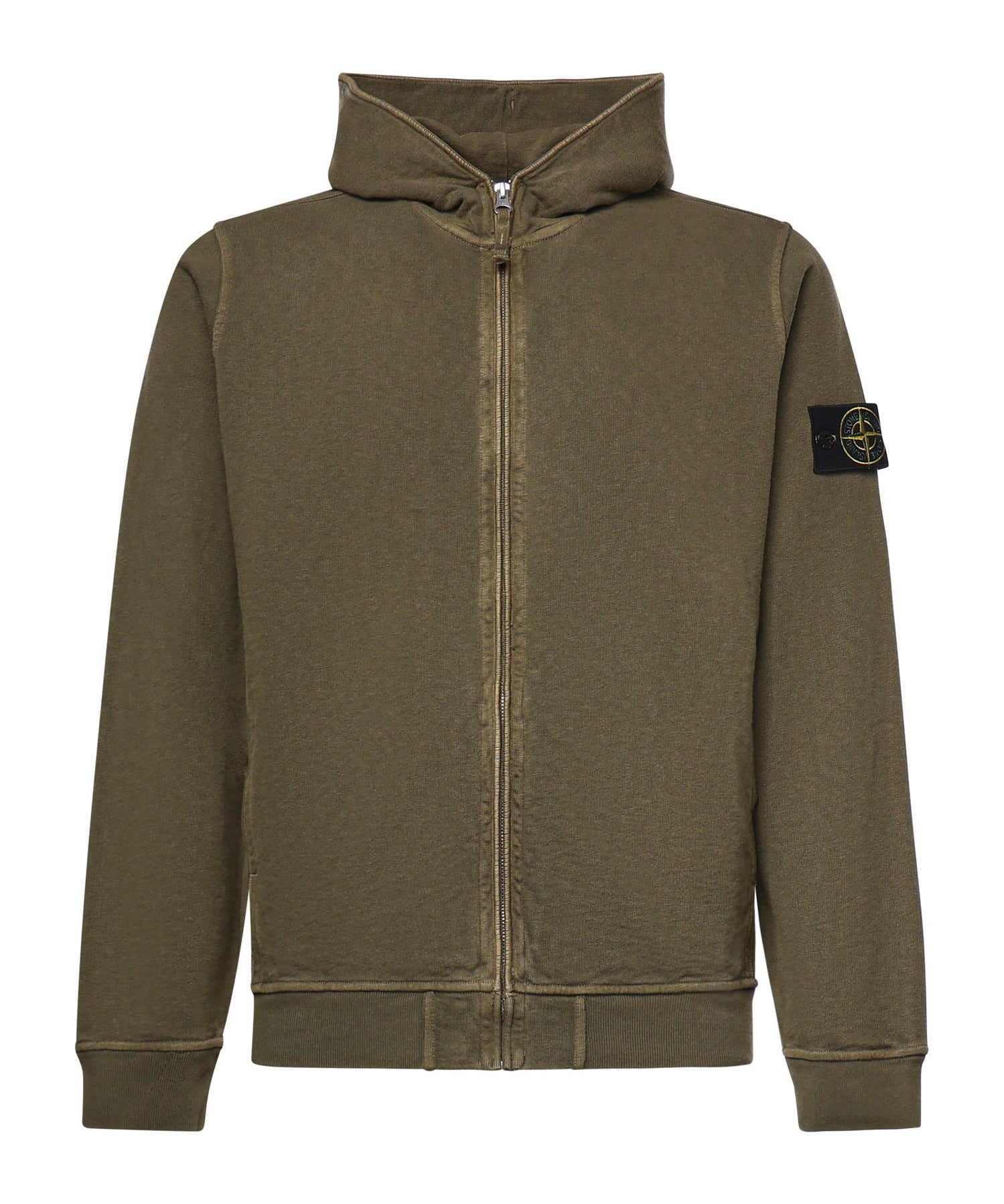 Felpa in cotone malfilé con logo L1S156100032 S0060V015G STONE ISLAND 