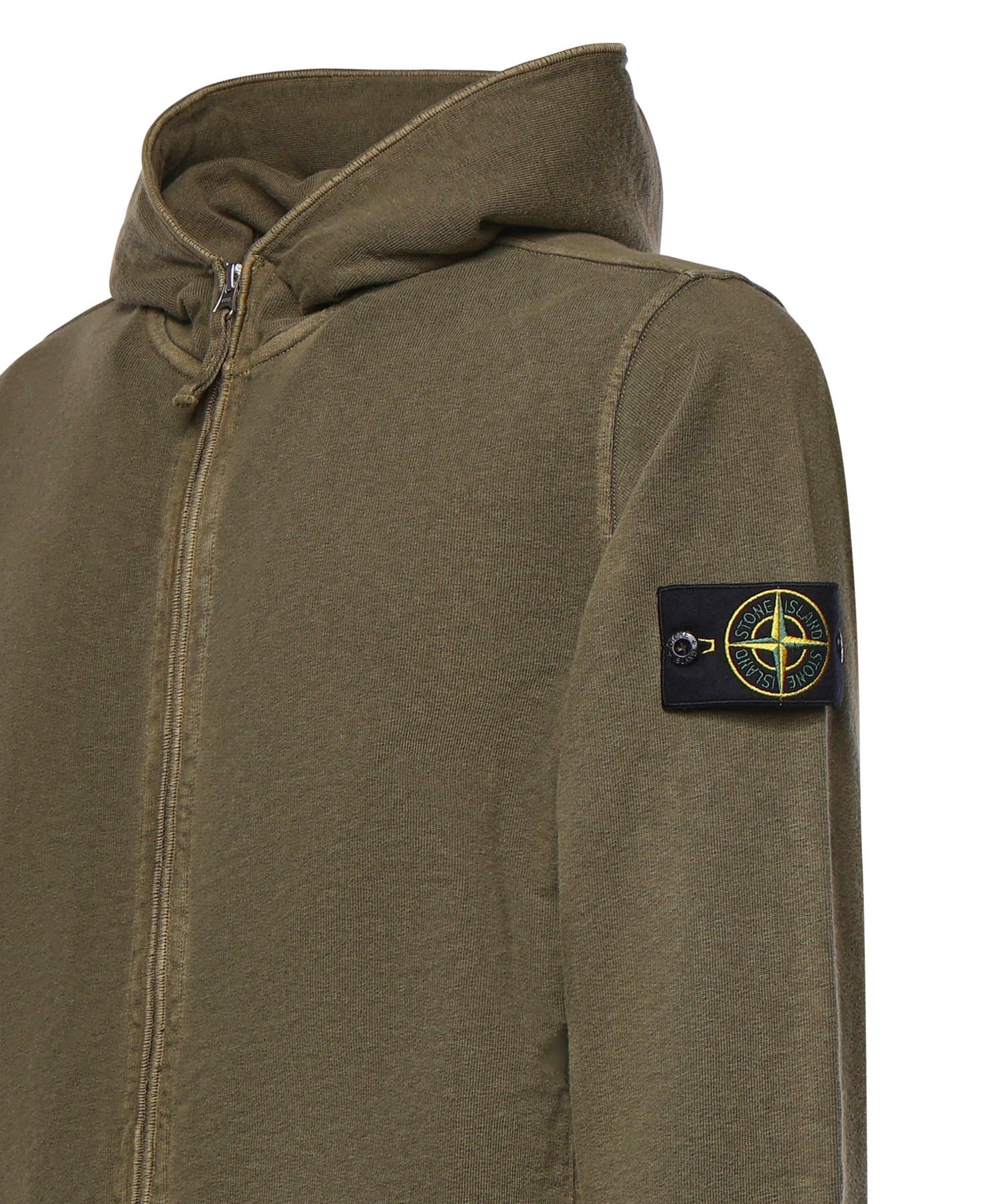 Felpa in cotone malfilé con logo L1S156100032 S0060V015G STONE ISLAND 