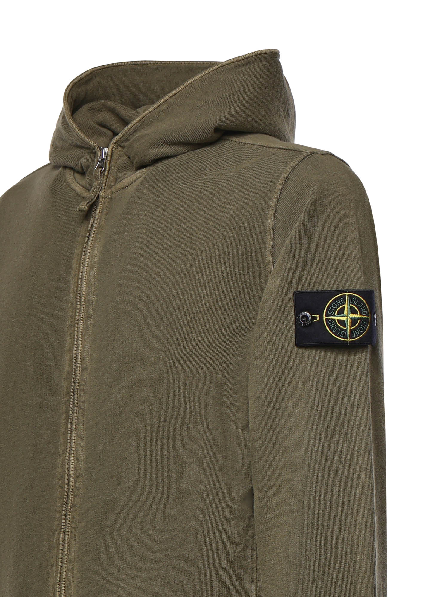 Felpa in cotone malfilé con logo L1S156100032 S0060V015G STONE ISLAND 