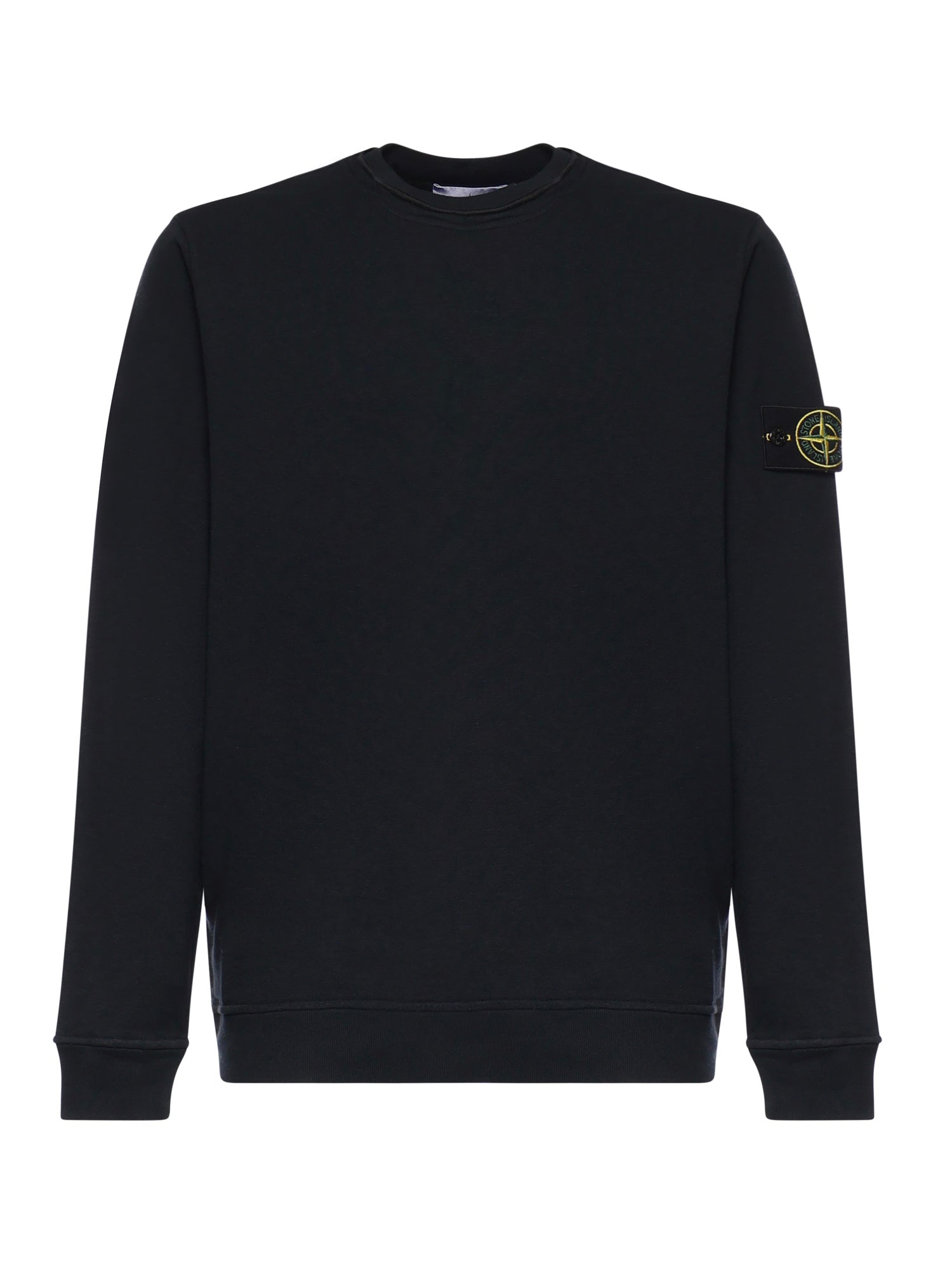 Felpa in cotone malfilé con logo L1S156100034 S0060V0020 STONE ISLAND 