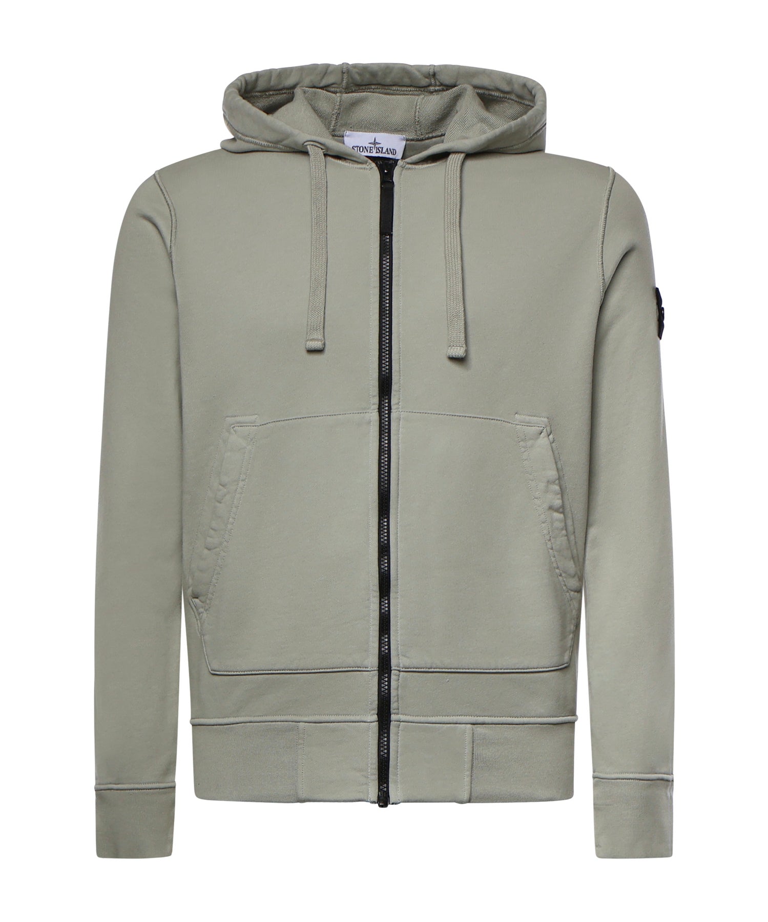 Felpa in cotone con logo L1S156100061 S0051V0055 STONE ISLAND 