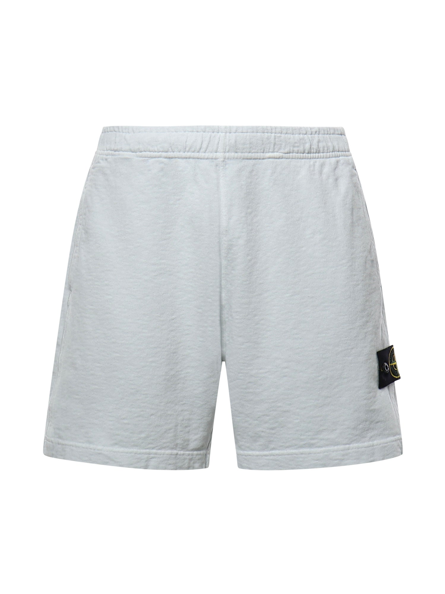 Shorts in cotone con logo L1S156200014 S0060V0141 STONE ISLAND 
