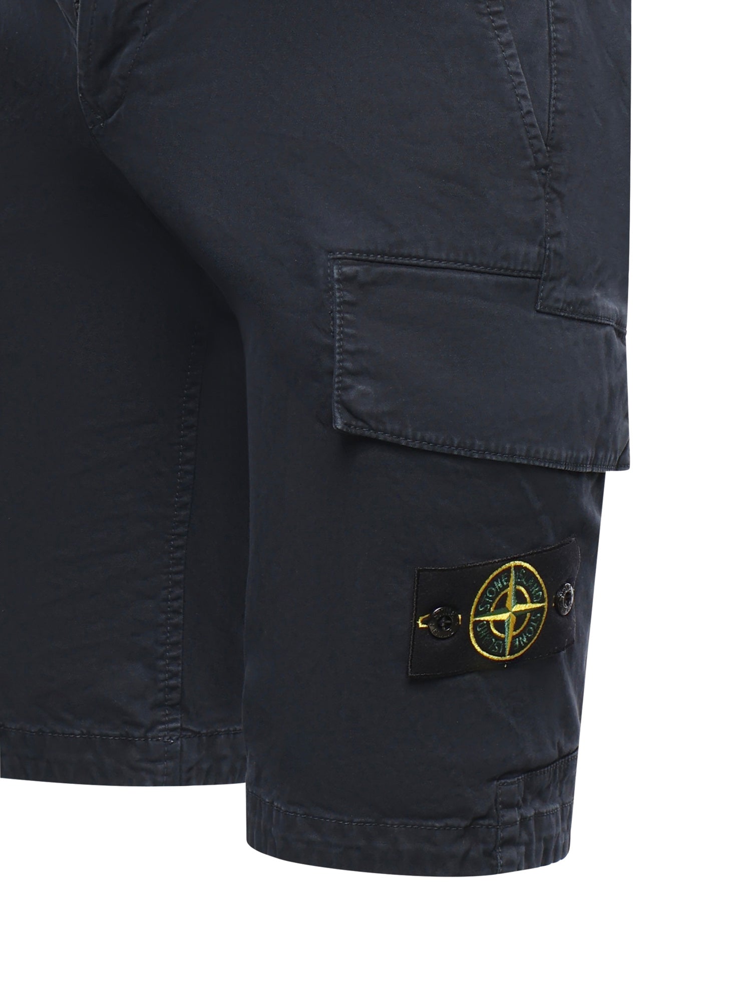 Shorts cargo in cotone con logo L1S15L100018 S0004V0120 STONE ISLAND