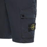 Shorts cargo in cotone con logo L1S15L100019 S00WAV0120 STONE ISLAND 