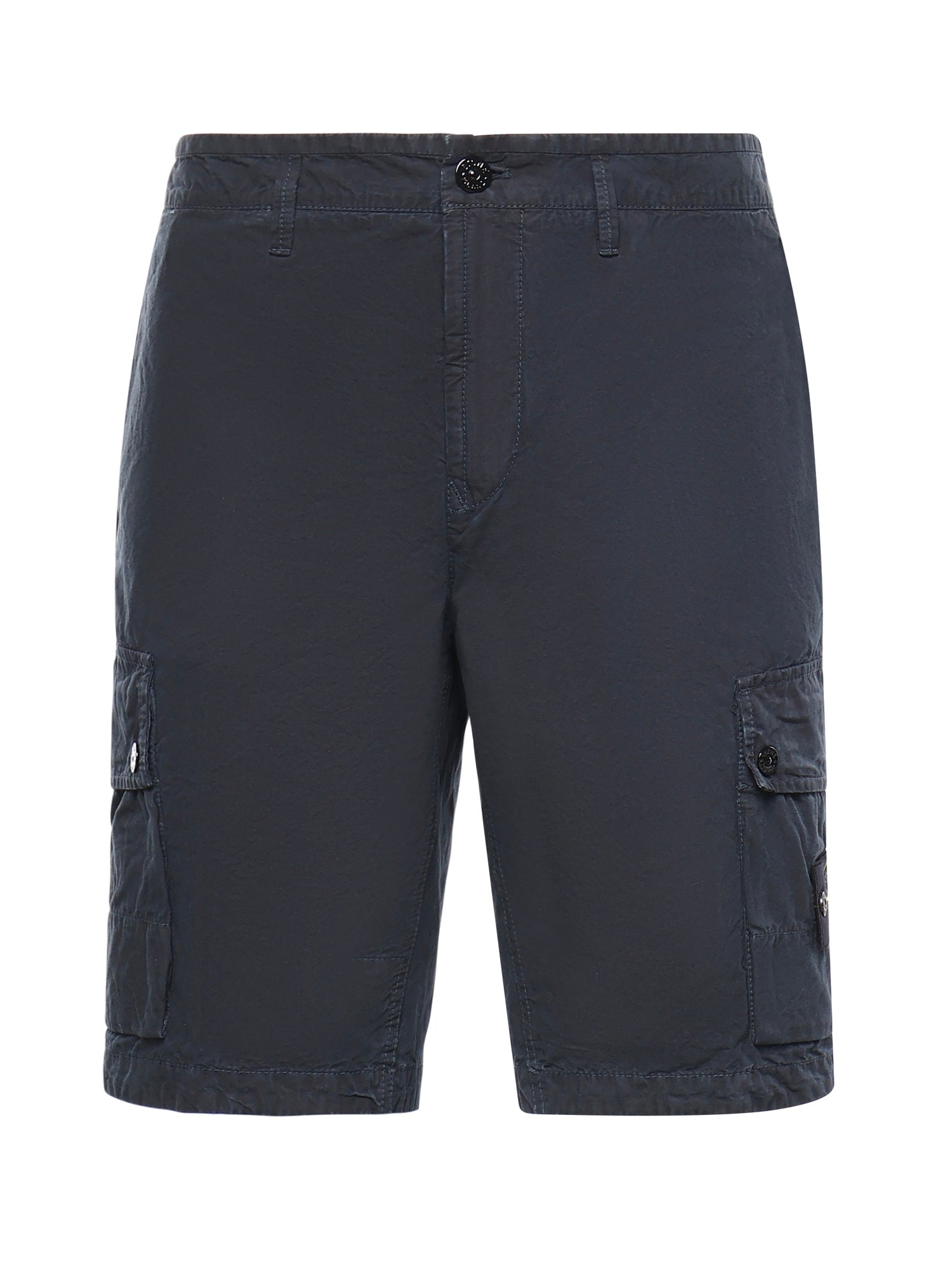 Shorts cargo in cotone con logo L1S15L100019 S00WAV0120 STONE ISLAND 