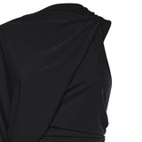 Tuta Serena in jersey T190119A TJP073BLACK THE ANDAMANE 