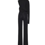 Tuta Serena in jersey T190119A TJP073BLACK THE ANDAMANE 