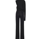 Tuta Serena in jersey T190119A TJP073BLACK THE ANDAMANE 