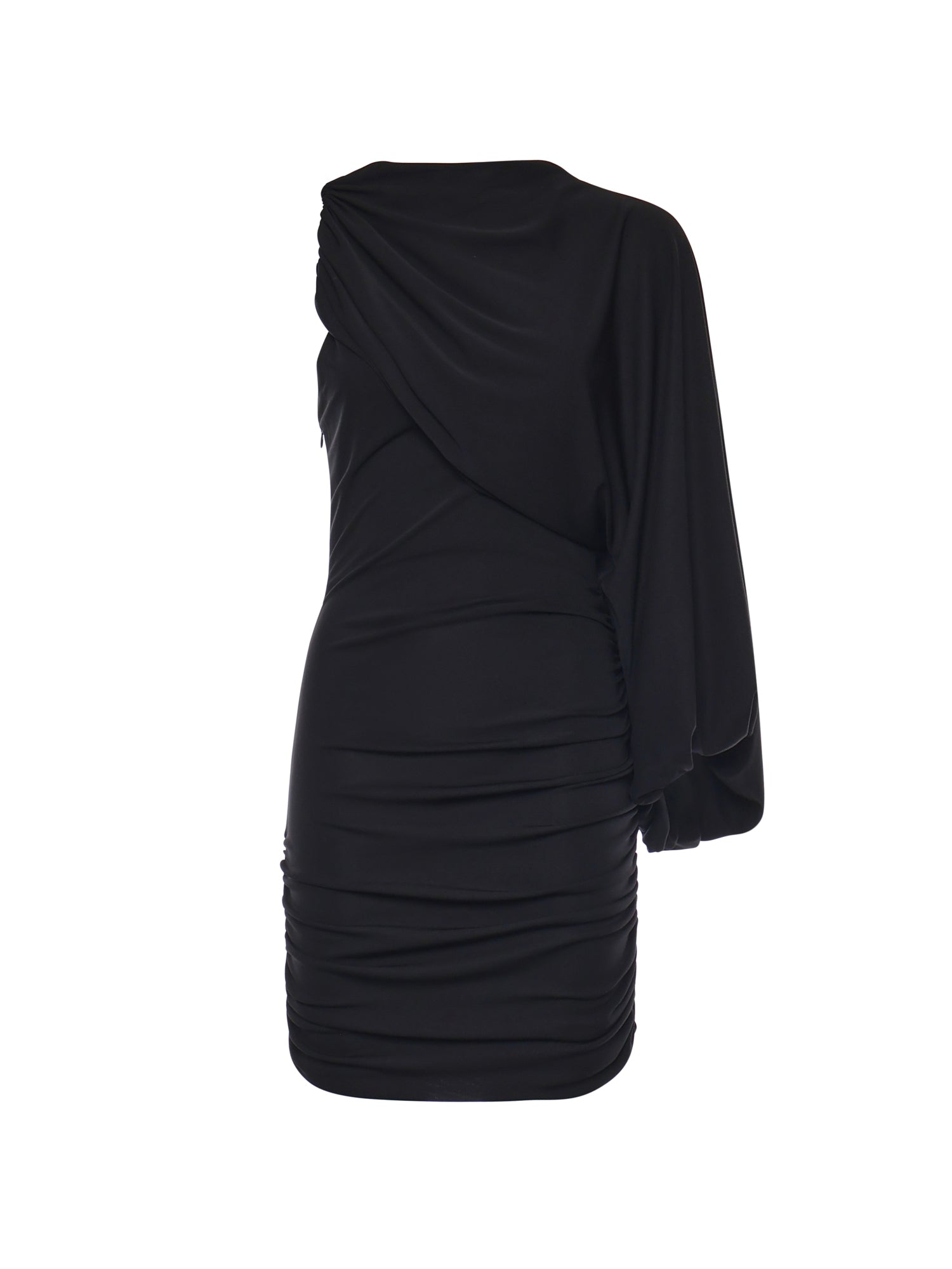 Mini abito Selene monospalla T190121A TJP073BLACK THE ANDAMANE 