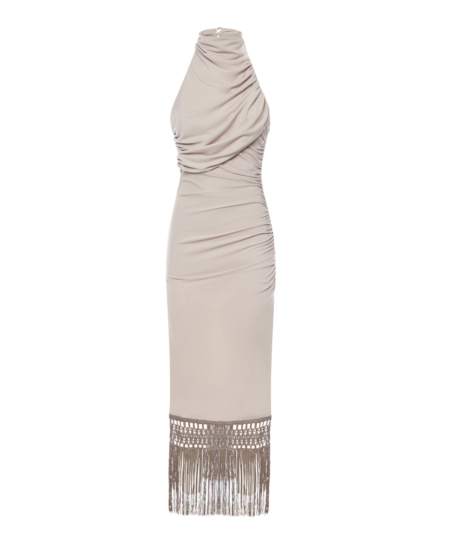 Abito midi Alba T190127A TJP073GREIGE THE ANDAMANE 
