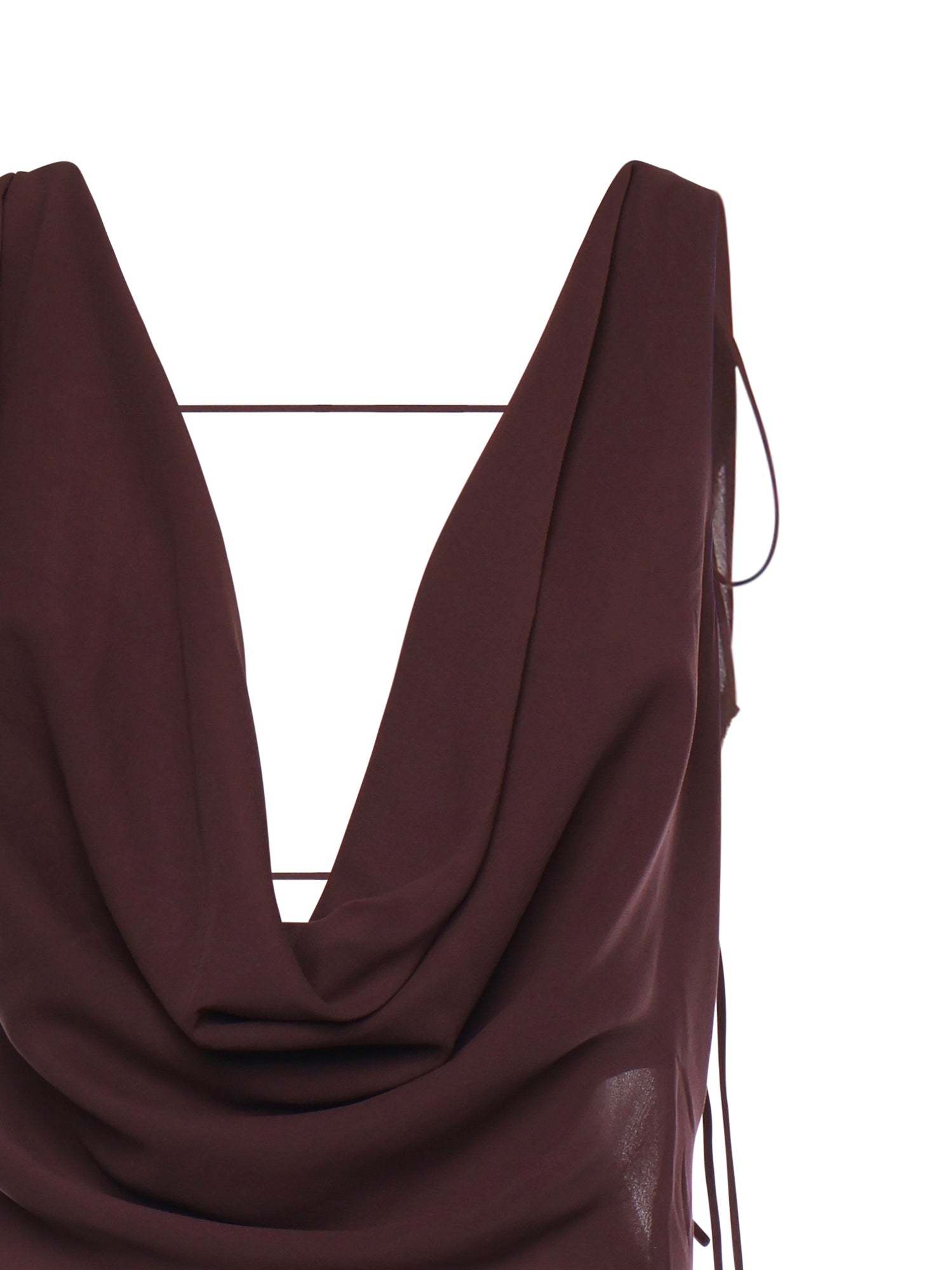 Abito lungo Minerva T190139A TNS038AUBERGINE THE ANDAMANE 