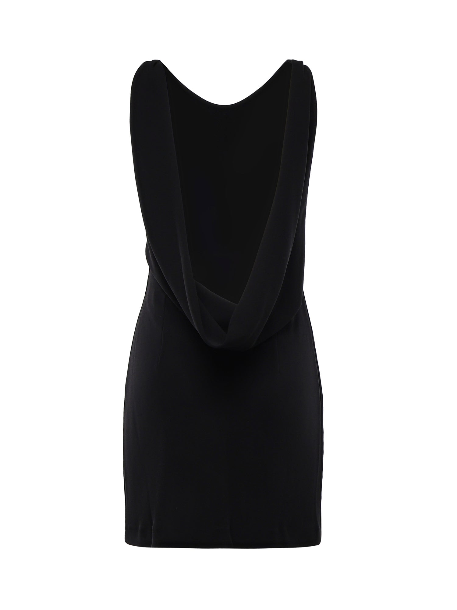 Miniabito Carmen in crêpe T190140A TNP263BLACK THE ANDAMANE 