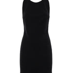 Miniabito Carmen in crêpe T190140A TNP263BLACK THE ANDAMANE 