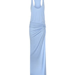 Abito lungo Juno T190147A TJP073CIELO THE ANDAMANE 
