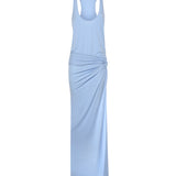 Abito lungo Juno T190147A TJP073CIELO THE ANDAMANE 