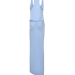 Abito lungo Juno T190147A TJP073CIELO THE ANDAMANE 