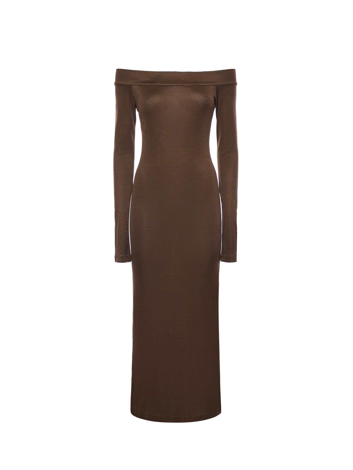 Abito midi Talia T190161A TJV155CHOCOLATE THE ANDAMANE 