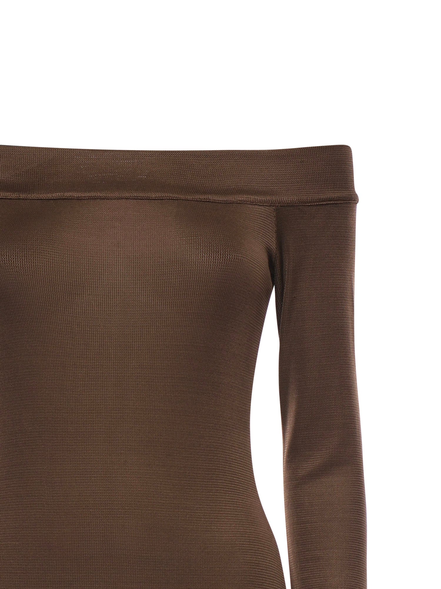 Abito midi Talia T190161A TJV155CHOCOLATE THE ANDAMANE 