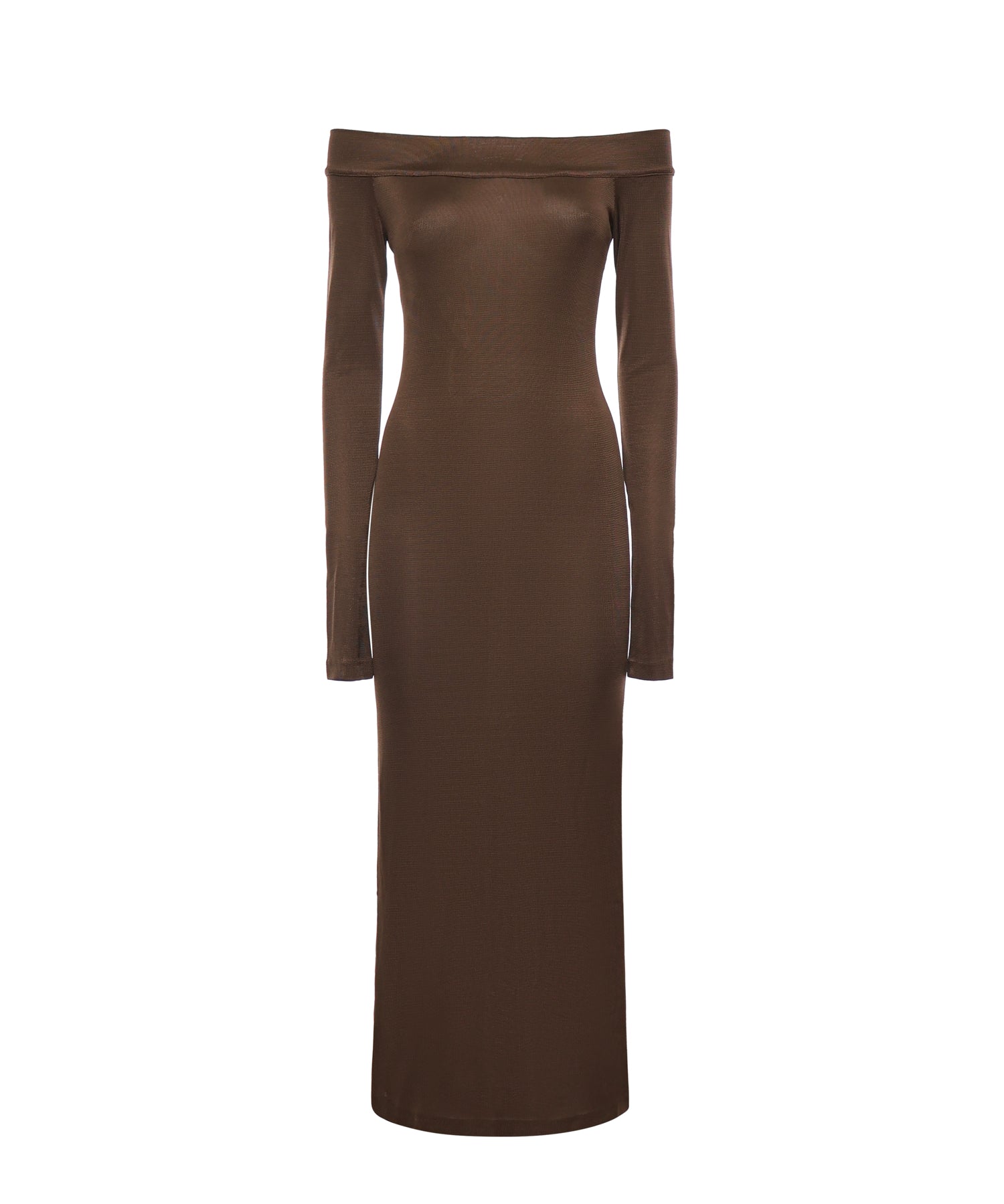 Abito midi Talia T190161A TJV155CHOCOLATE THE ANDAMANE 