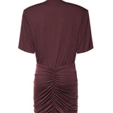 Mini abito Lennox in jersey T190181A TJV053AUBERGINE THE ANDAMANE 