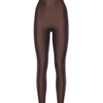 Leggings Holly 80's in lycra lucida T190412A TJP062DARK BROWN THE ANDAMANE 