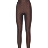 Leggings Holly 80's in lycra lucida T190412A TJP062DARK BROWN THE ANDAMANE 