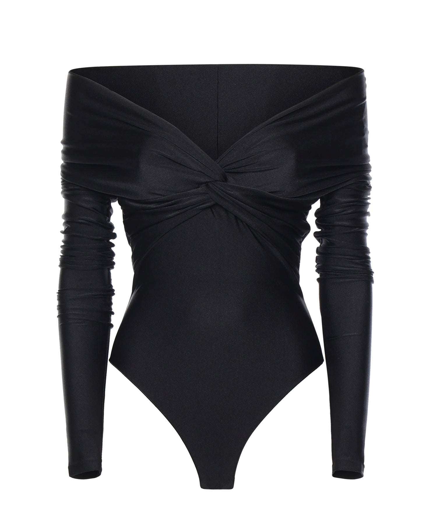 Body Kendall in lycra lucida T190714A TJP062BLACK THE ANDAMANE 
