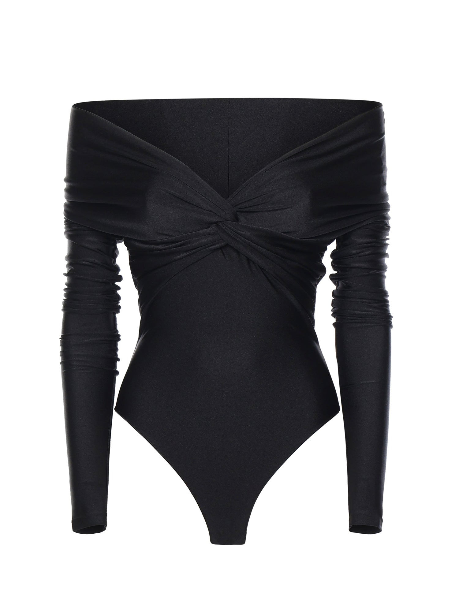 Body Kendall in lycra lucida T190714A TJP062BLACK THE ANDAMANE 