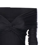 Body Kendall in lycra lucida T190714A TJP062BLACK THE ANDAMANE 
