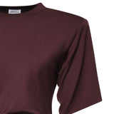 Body Lennox in jersey T190717A TJV053AUBERGINE THE ANDAMANE 