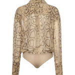 Body Paloma T190929B TNP264NATURAL PYTHON THE ANDAMANE 