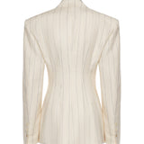 Blazer Ottavia monopetto T193019C TNV136MILK/BLACK THE ANDAMANE 