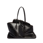 Borsa La Passeggiata Medium in pelle 250WAH00054 LBT021PR207 THE Attico 