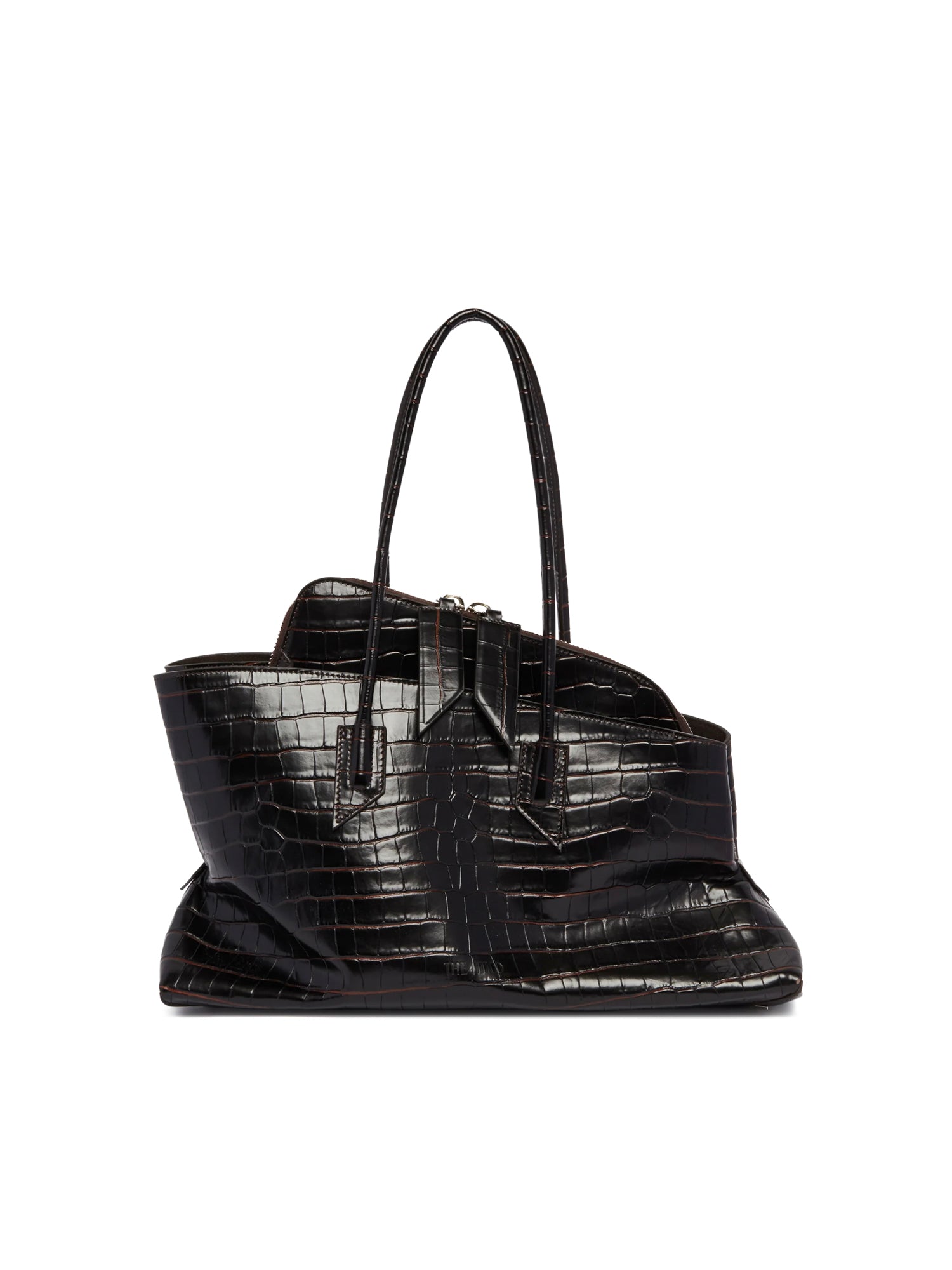 Borsa La Passeggiata Medium in pelle 250WAH00054 LBT021PR207 THE Attico 