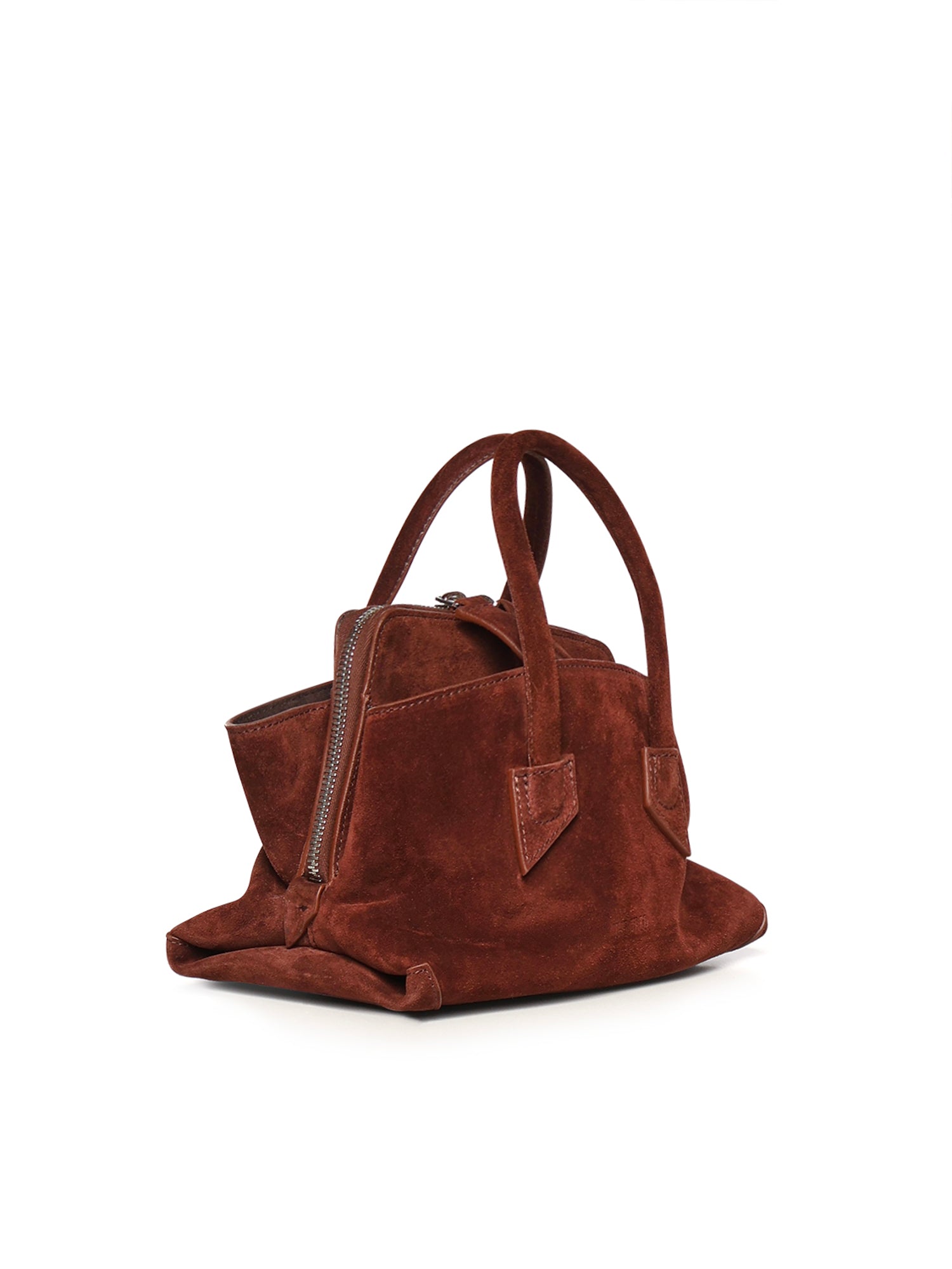 Top handle La Passeggiata Mini in suede 260WAH00063 LBT007AA850 THE Attico 