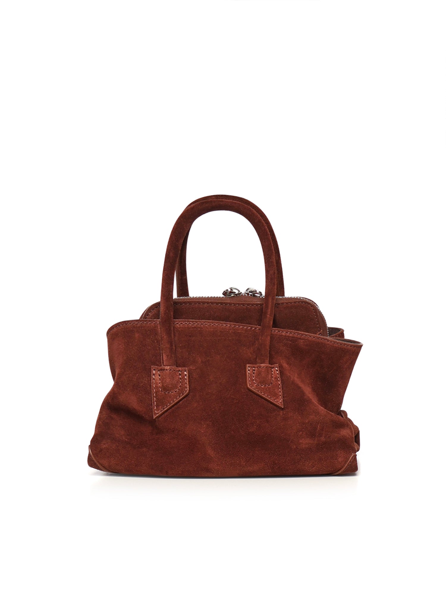 Top handle La Passeggiata Mini in suede 260WAH00063 LBT007AA850 THE Attico 