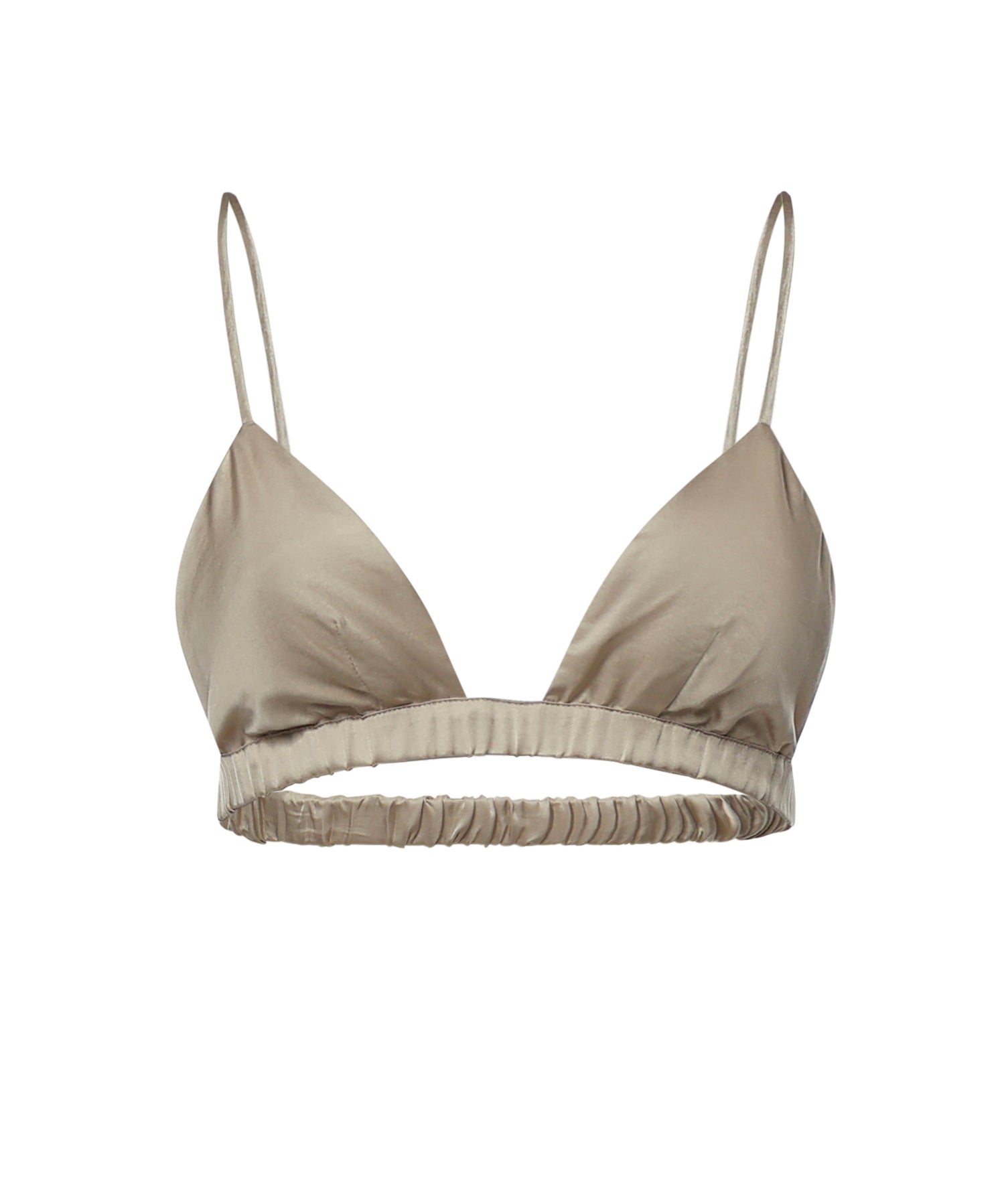 Bralette Nina in seta BRFS22108043  THE FRANKIE SHOP 